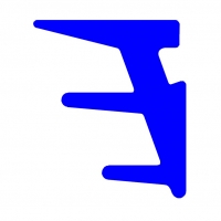 Уплотнитель ТПУ-1042 (ЧЕРНЫЙ)(1 кор.= 250м.п.) СП Казань