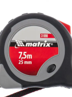 Рулетка Continuous fixation 7.5 м х 25 мм двухкомп корпус., плавная фиксация MATRIX код 31090