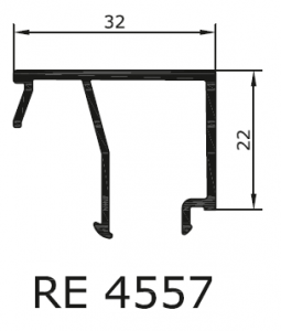 Штапик 32 мм   6.6 м.